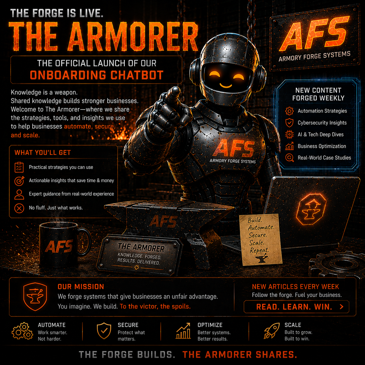 Introducing The Armorer — Armory Forge Systems