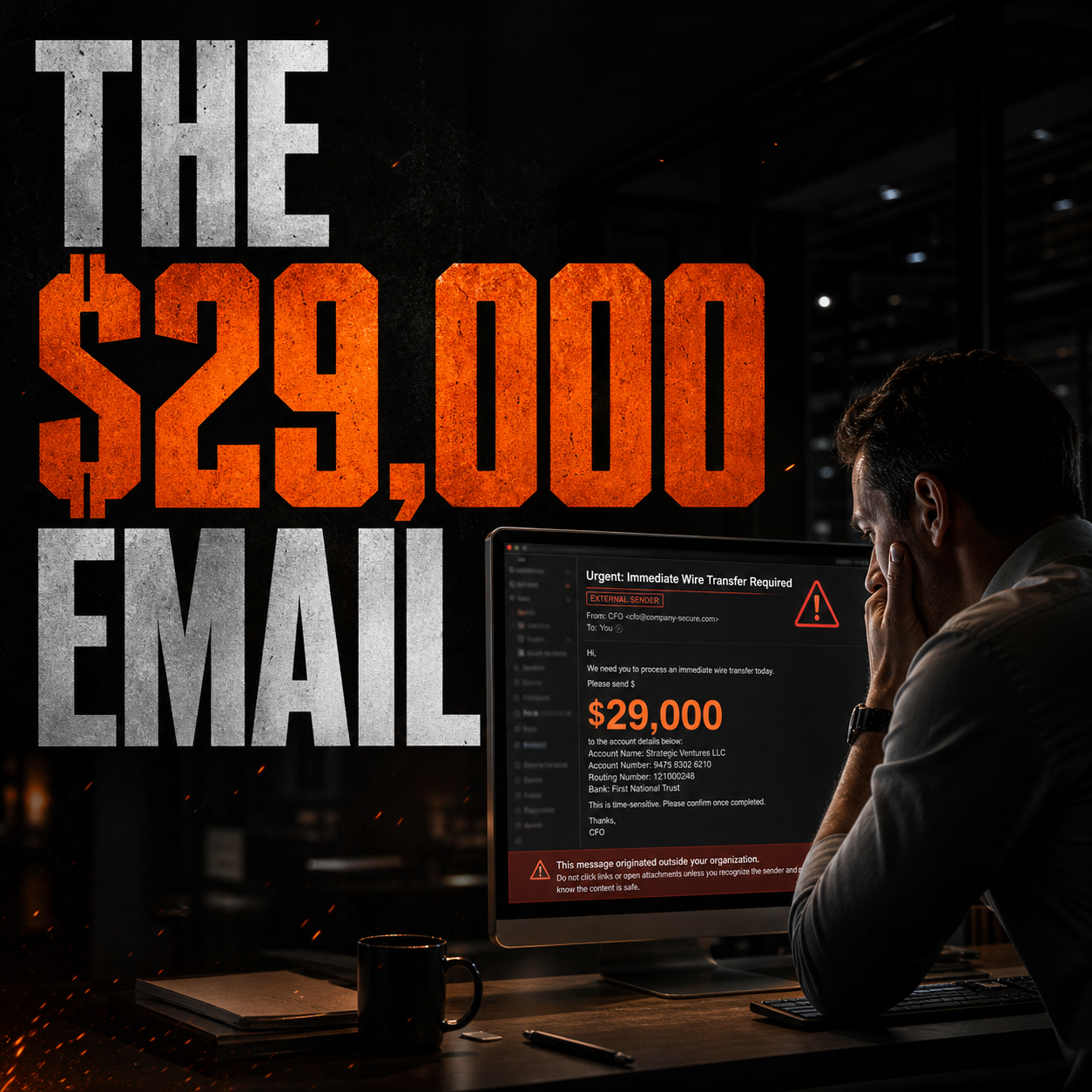 The $29,000 email — the DNC scam, BEC, and AI threat detection