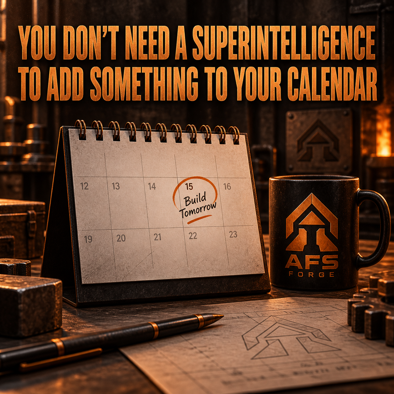 You Don't Need a Superintelligence to Add Something to Your Calendar — The Signet