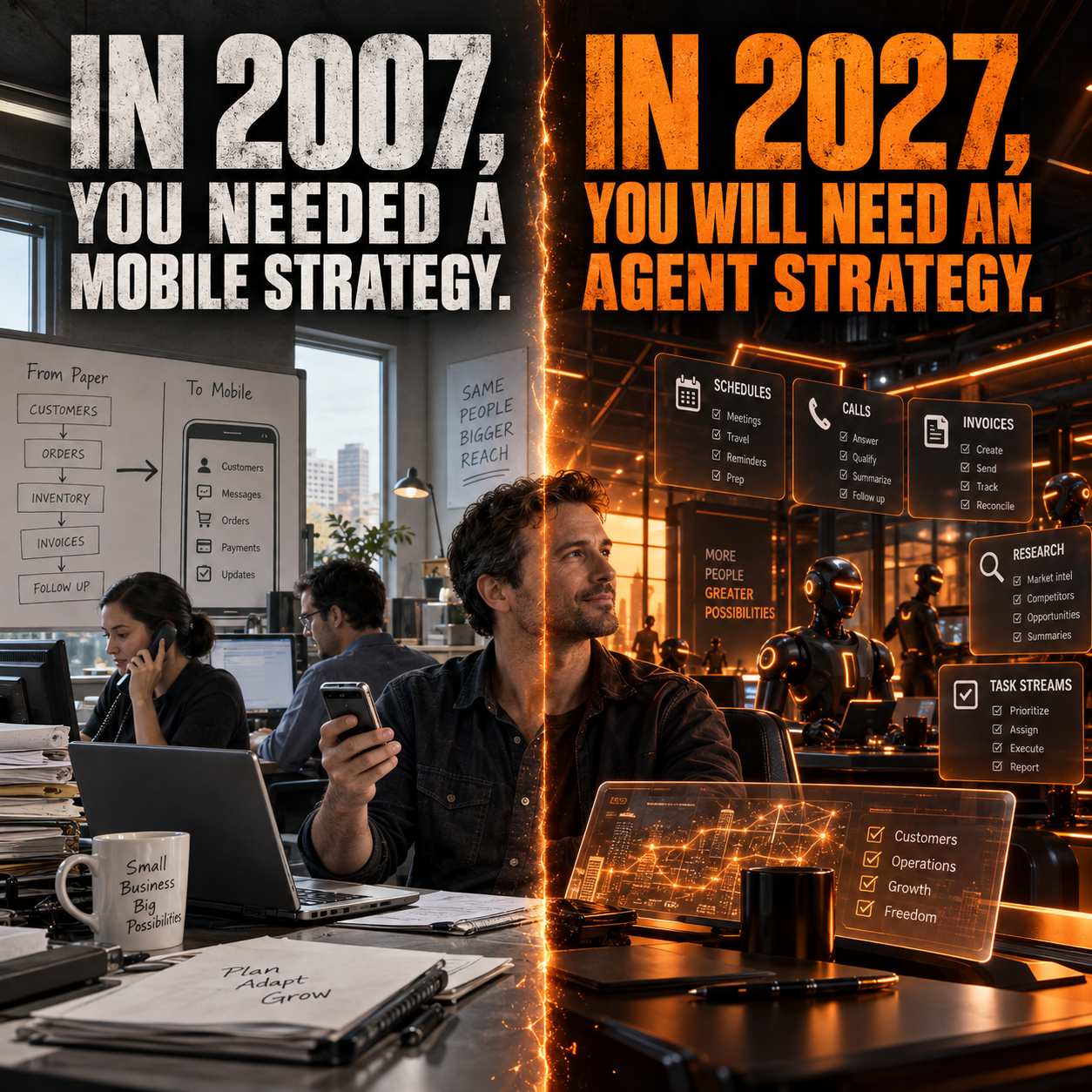 In 2007 You Needed a Mobile Strategy. In 2027 You Will Need an Agent Strategy. — The Signet