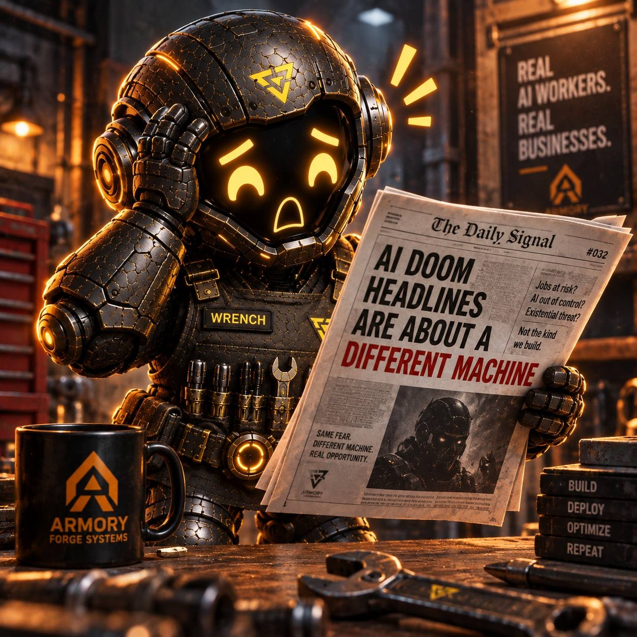 The AI doom debate is about a machine your small business will never buy — the flip side of AI for Main Street